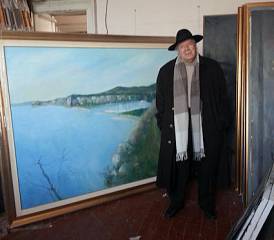 Livio rosignano. dipingere il vento